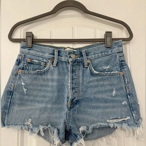 AGOLDE Parker Vintage Cut Off Shorts Swapmeet 2” Inseam Women’s 25